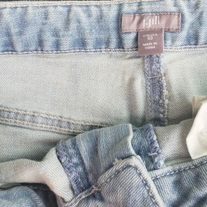 Stonewash jean skirt